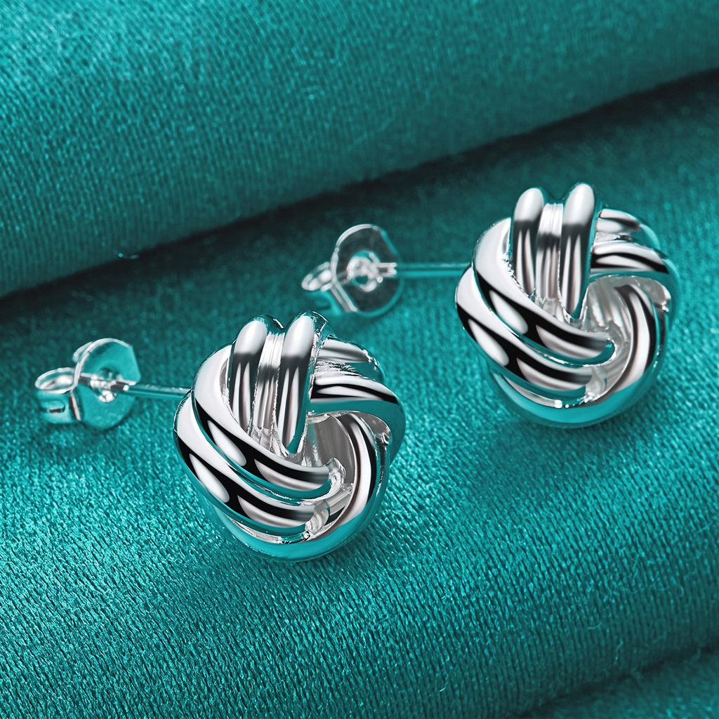 Knot Twist Stud Earrings